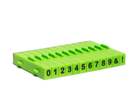 Xiem Attachable Numbers Stamp Set 12pcs