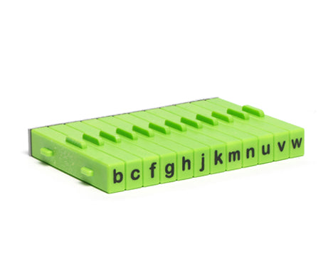 Xiem Extra Attachable Letters Stamp Set 12pcs, Lowercase