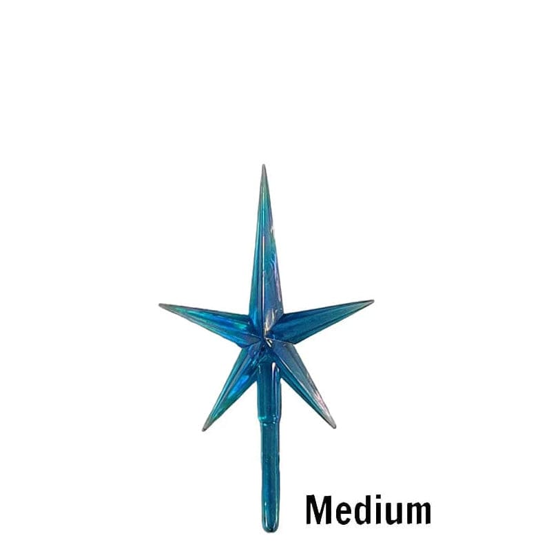 Aqua Christmas Tree Star Topper
