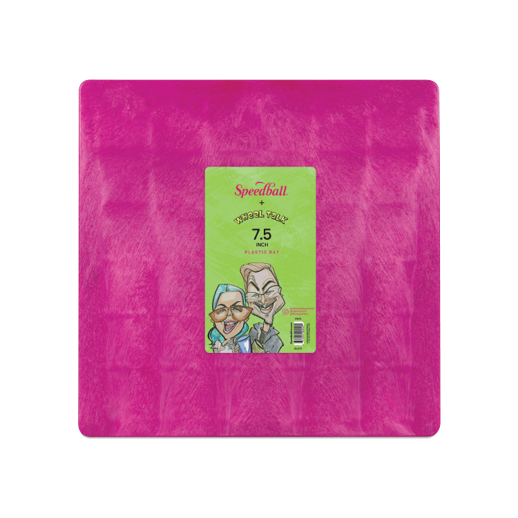 Speedball Square Pink Plastic Bat, 7.5 inch