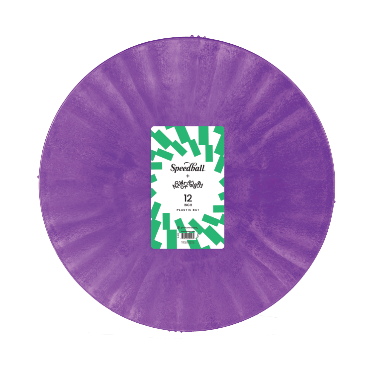 Speedball Purple Plastic Bat, 12 inch