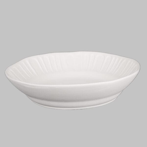 Mayco SB153 Stoneware Bisque Fluted Large Bowl