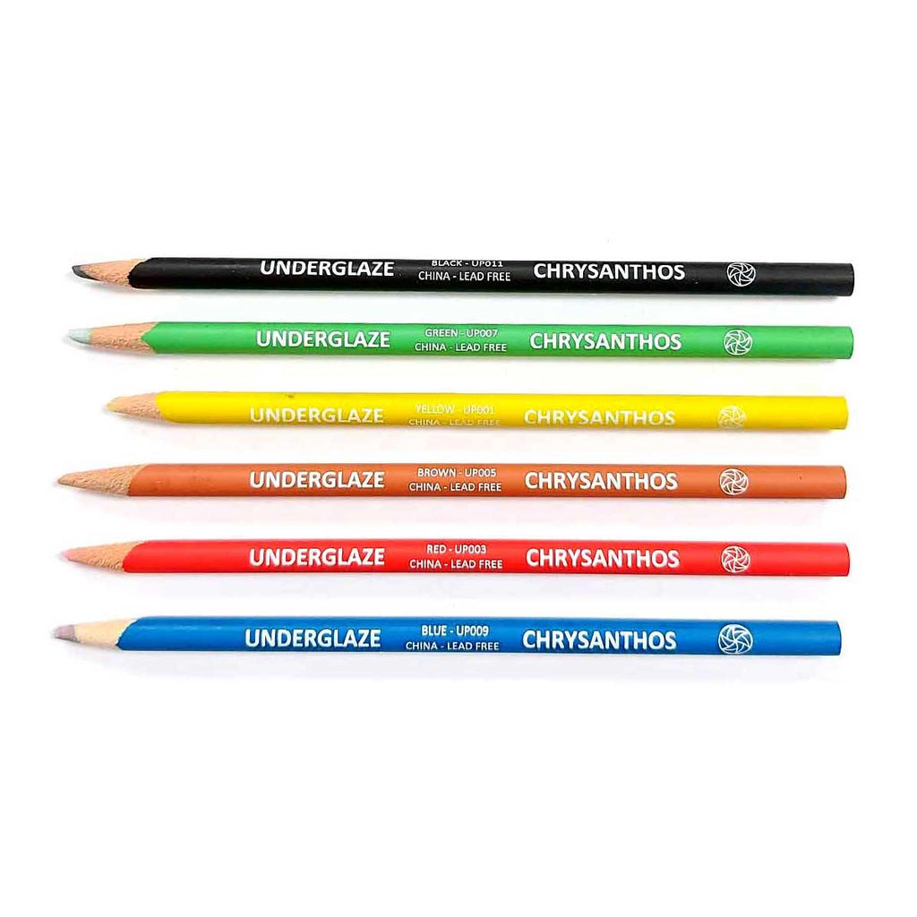 Underglaze Pencils – Black - Chrysanthos