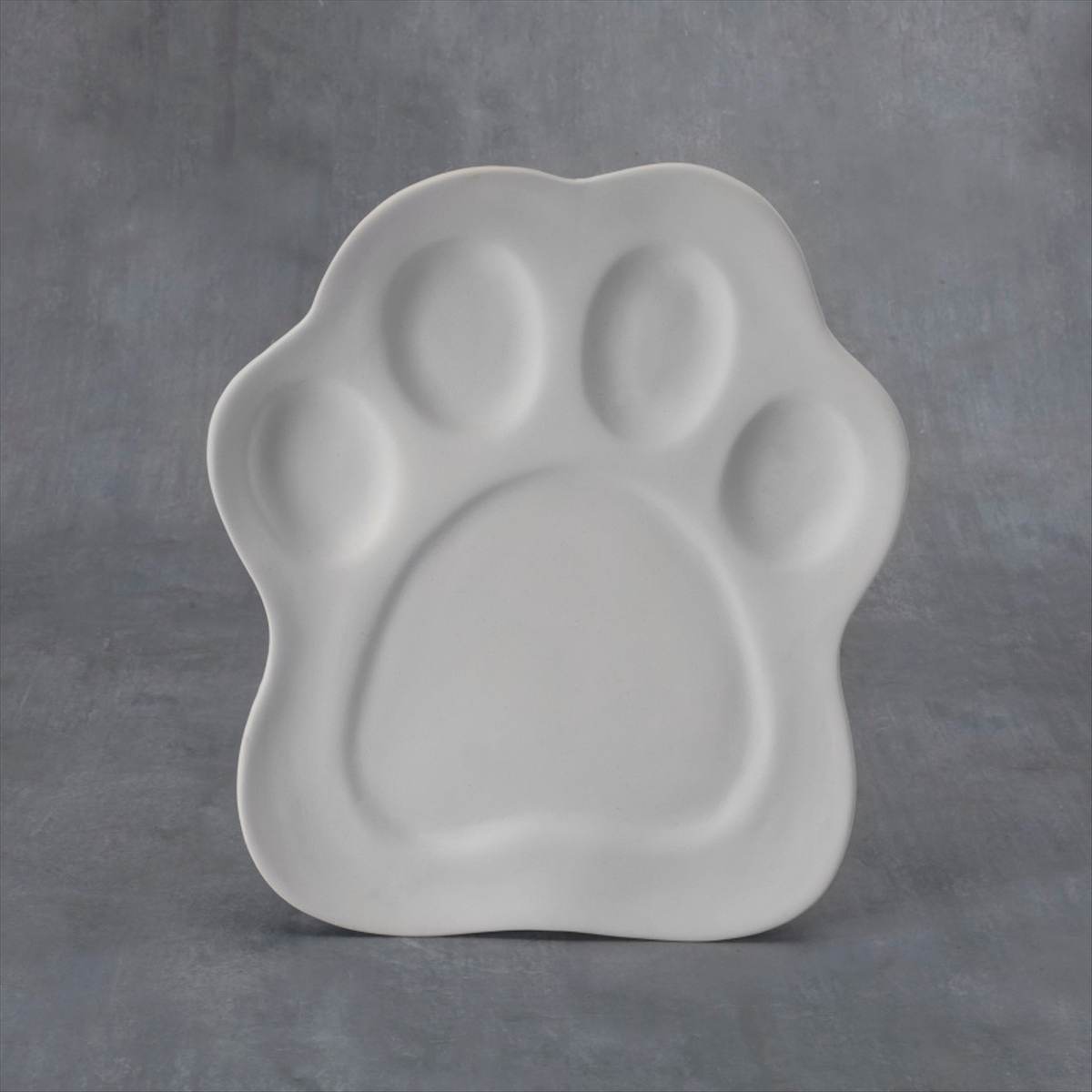 Duncan 38242 Bisque Paw Print Plate