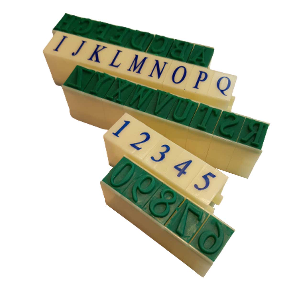 11/16" Letter & Number Stamp Set