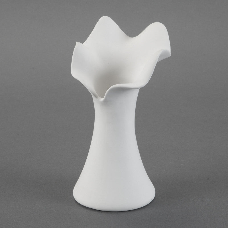 Duncan - 21780 Bisque Medium Free Form Vase - Sounding Stone