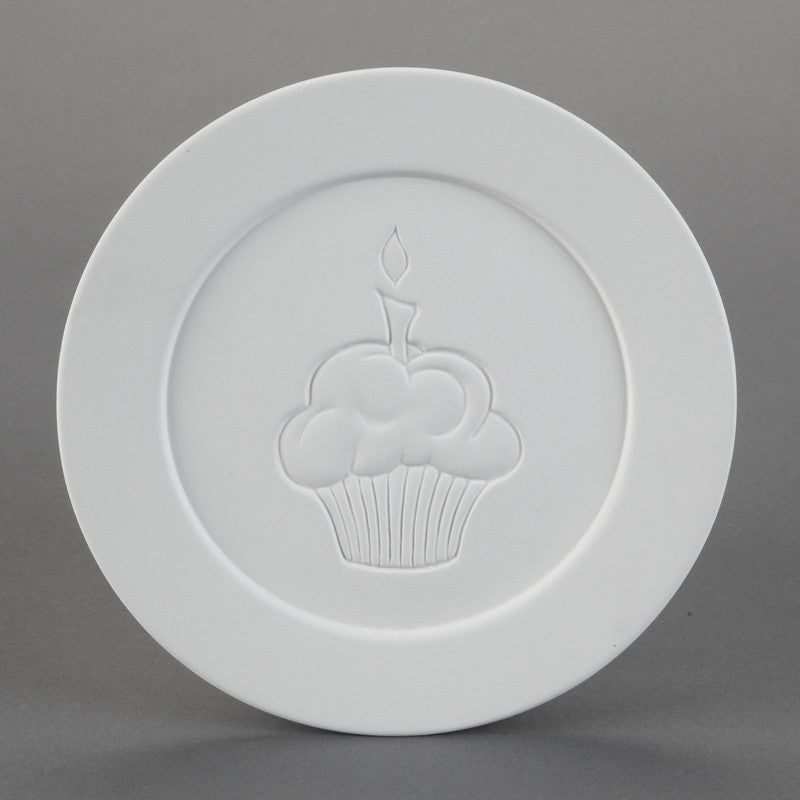 Duncan - 29051 Bisque Cupcake Dinner Plate - Sounding Stone