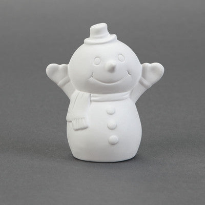 Duncan 34384 Bisque Tiny Tot Snowy the Snowman - Sounding Stone