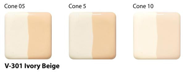 Amaco - Amaco V-301 Ivory Beige Velvet Underglaze - Sounding Stone