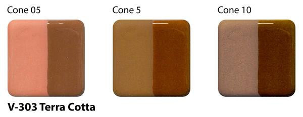 Amaco - Amaco V-303 Terra Cotta Velvet Underglaze - Sounding Stone