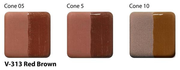 Amaco - Amaco V-313 Red Brown Velvet Underglaze - Sounding Stone