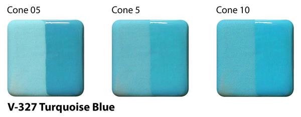 Amaco - Amaco V-327 Turquoise Blue Velvet Underglaze - Sounding Stone