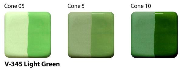 Amaco - Amaco V-345 Light Green Velvet Underglaze - Sounding Stone