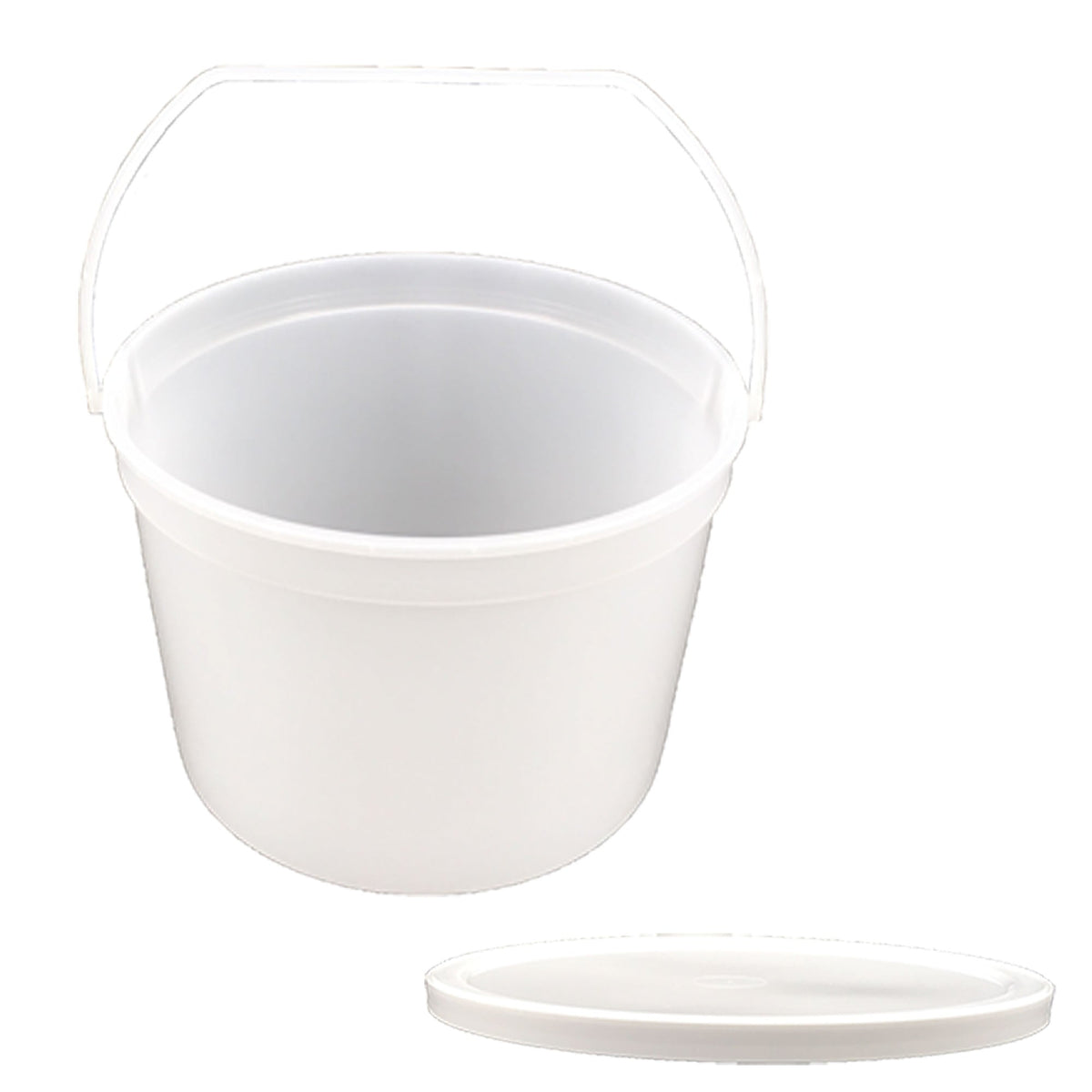 Plastic 4 litre Pail with lid