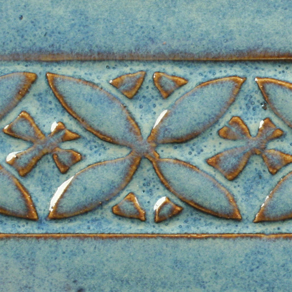 Amaco Potter's Choice PC20 Blue Rutile Glaze Sounding Stone