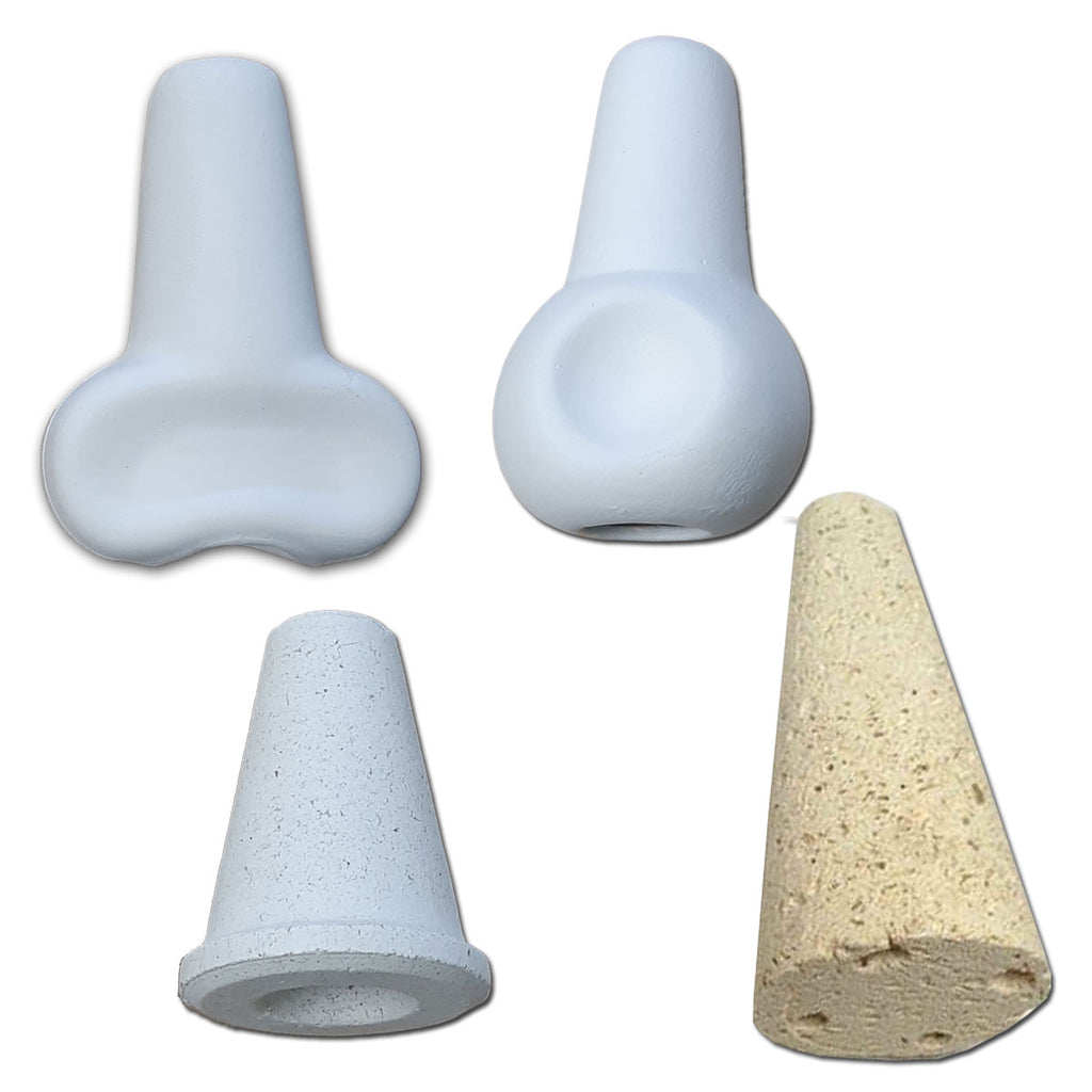 Skutt Kiln Peephole Plug – Ceramic, 5-3/4 X 4 X 1-7/8, For Ventilating And Cooling Kilns