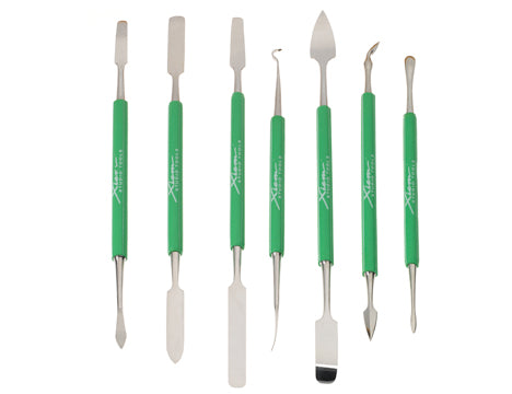 Xiem PSTS7CS Stainless Steel Double Ended Carving Tools, Set of 7