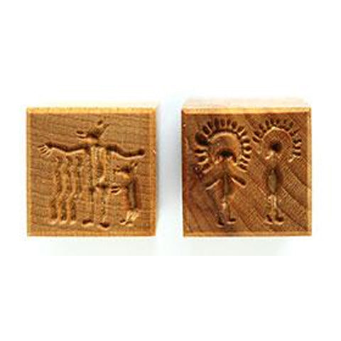 MKM Tools Ssm085 Medium Square Stamp - Hieroglyphs