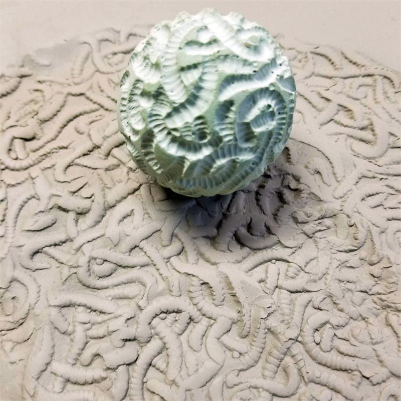 TS12 Worms Texture Sphere - Small 1.5"