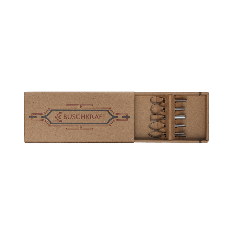 Buschkraft Dragonfly 5 pc Variety Arc Carving Replacement Blade Pack