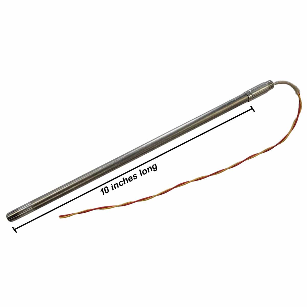 Thermocouple, Olympic Metal Clad 10 inch long - for High Capacity Double Walled Kilns