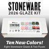 Mayco 2026 Stoneware Glaze Sample Kit of 10, 4oz jars
