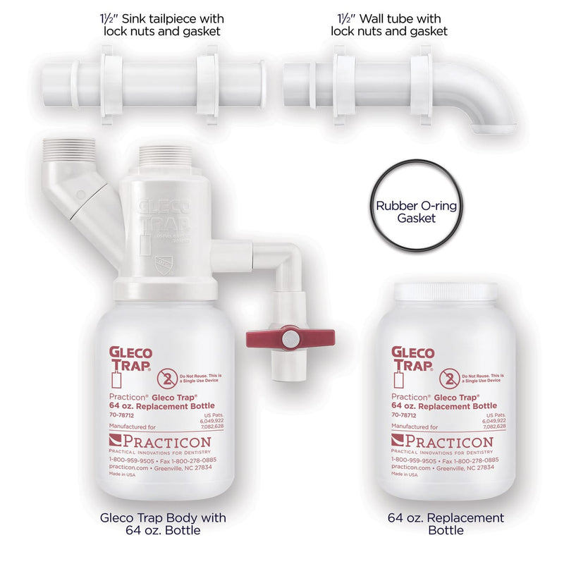 Gleco Clay and Sediment Sink Trap, 64 oz. package
