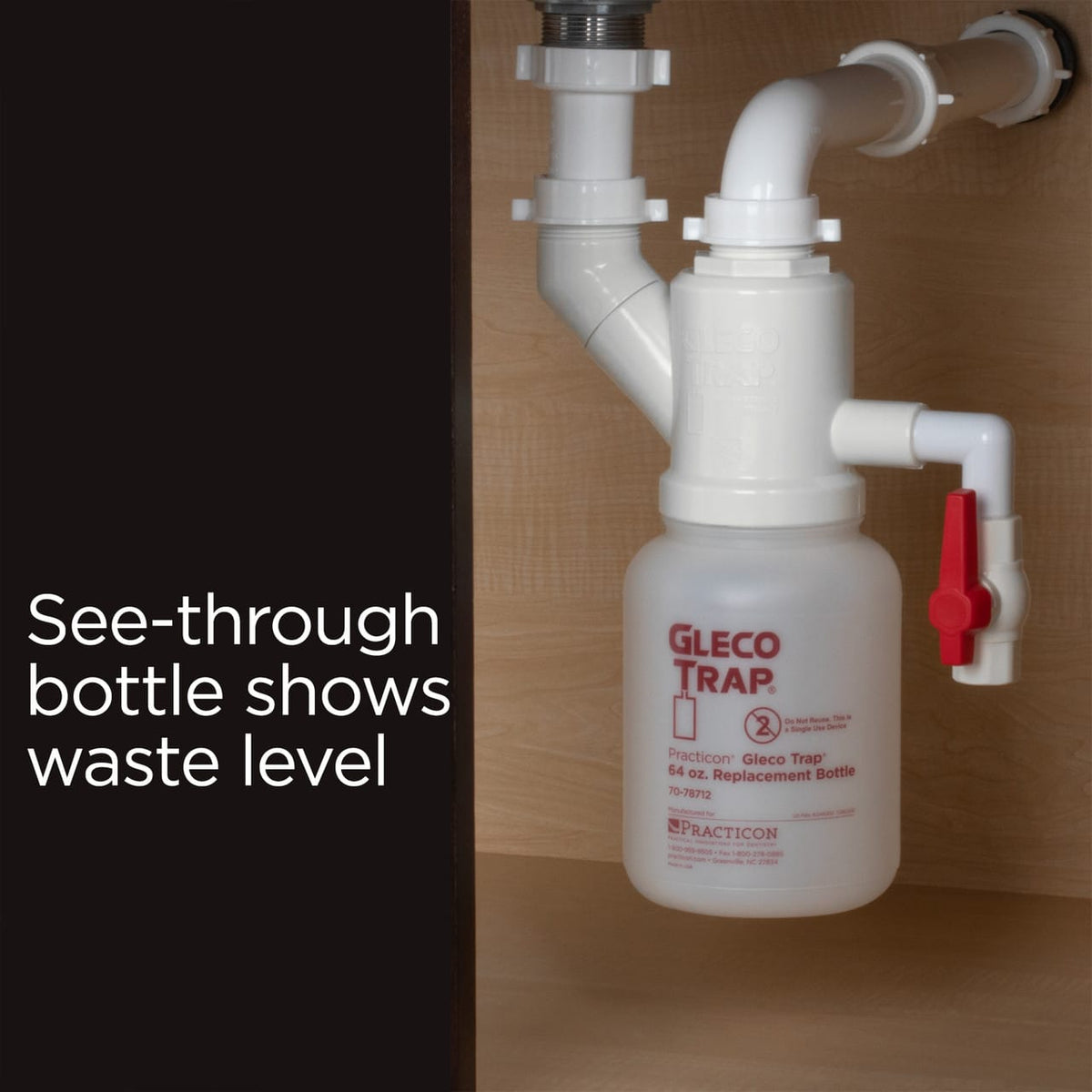 Gleco Clay and Sediment Sink Trap, 64 oz. package
