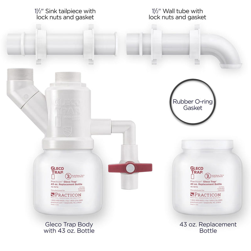 Gleco Clay and Sediment Sink Trap, 43 oz. package