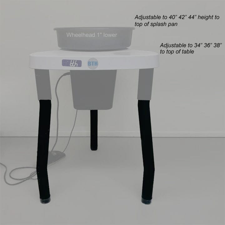 BTH Pottery Wheel Leg Extensions