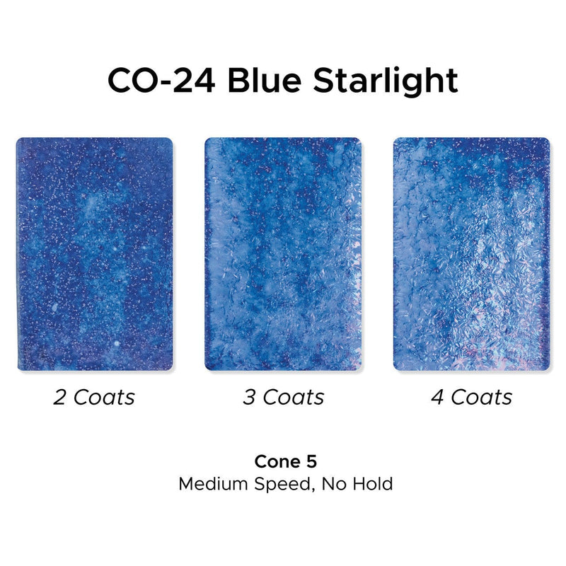 Amaco CO24 Blue Starlight Cosmos Glaze, Pint