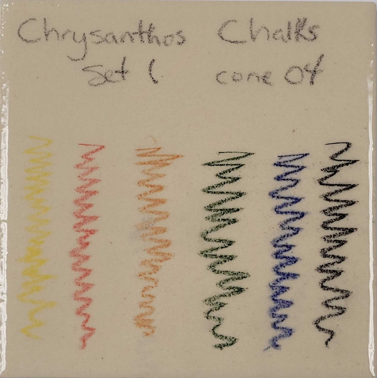 Chrysanthos Underglaze Chalks, Set 1