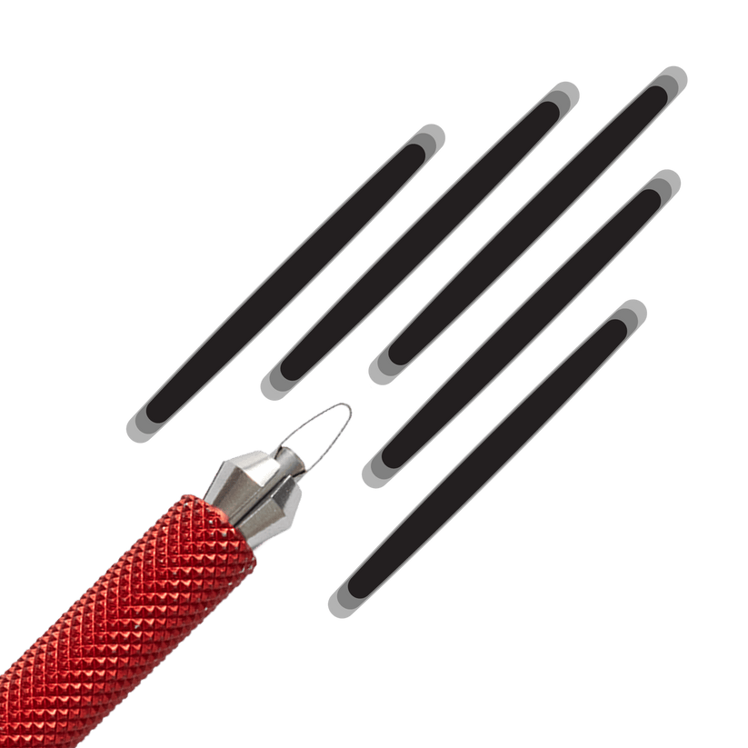 Buschkraft Dragonfly 5 pc Replacement Blade Variety Detail 2 Pack