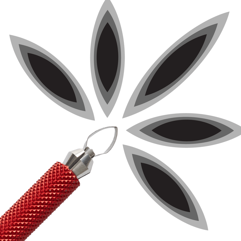 Buschkraft Dragonfly 5 pc Variety Arc Carving Replacement Blade Pack