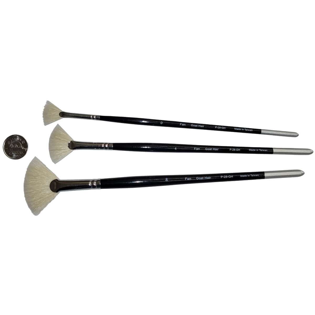 Frema Goat Hair Fan Brushes