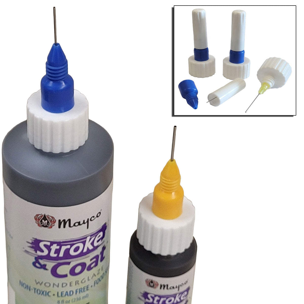 Mayco Stroke & Coat Wonderglaze Kit - Bottle, 2 oz, Wonderglaze Kit 1