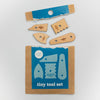 Garrity Tiny Tool Wood Rib Set No. 2