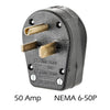 30/50 Amp Replacement End Cap for Kiln Power Cord