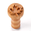 MKM Tools Scm054 Medium Round Stamp - Maple Leaf Outline