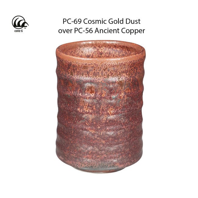 Amaco Potter's Choice PC69 Cosmic Gold Dust Glaze, Pint