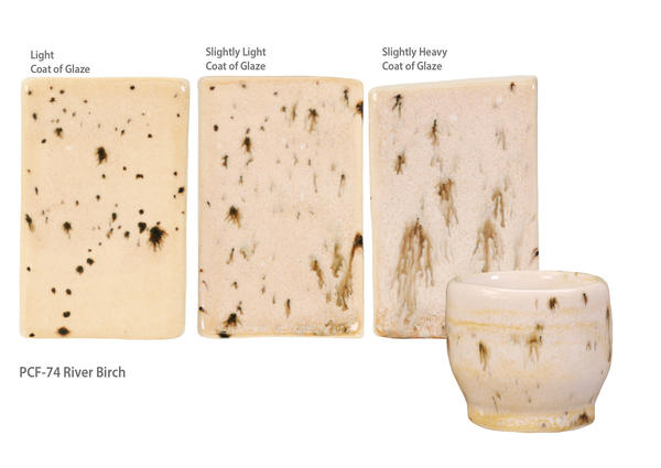 Amaco Potter's Choice Flux PCF74 River Birch Glaze, Pint