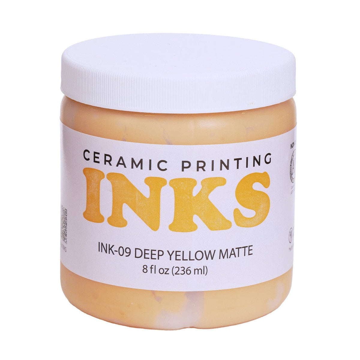 Ceramic Inks Color Amaco INK09 Deep Yellow Matte Ceramic Printing Ink, 8 fl oz – Sounding ...