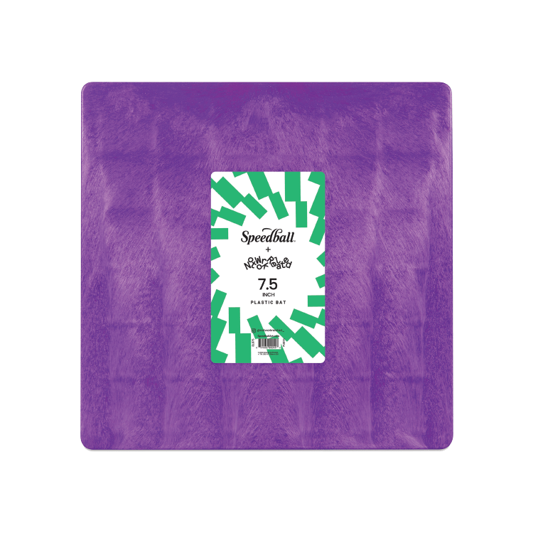 Speedball Square Purple Plastic Bat, 7.5 inch