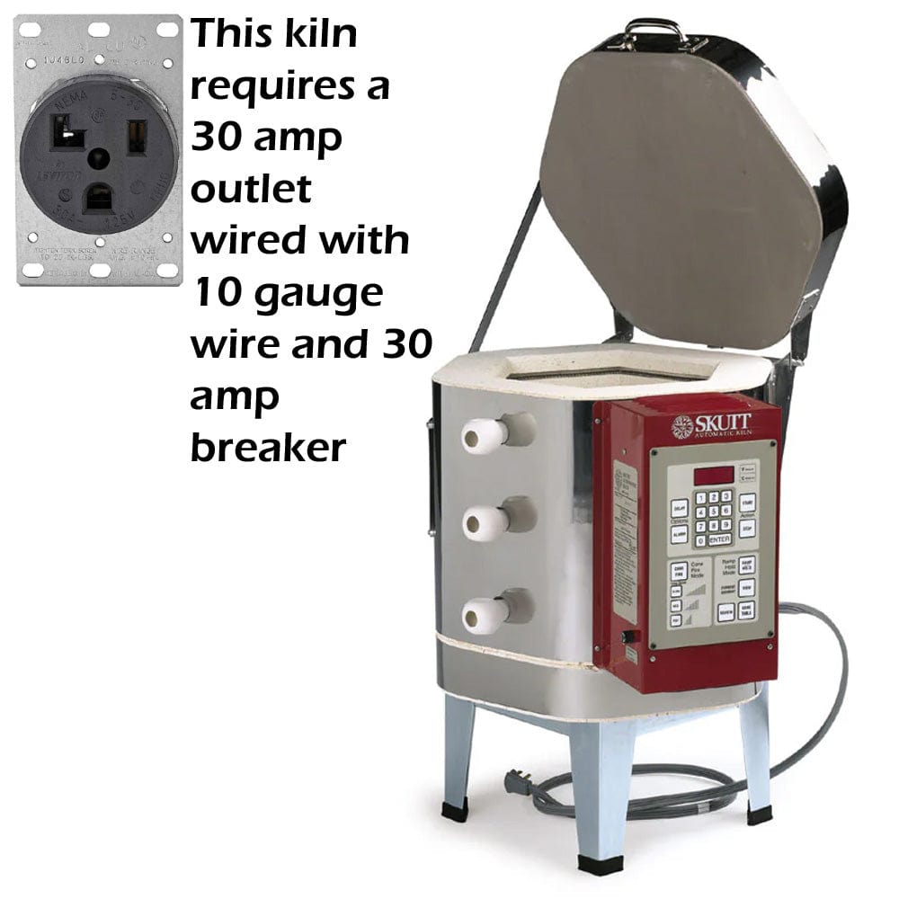 Skutt KM614-3 Pottery Ceramic Kiln, 120 volt