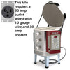 Skutt KM614-3 Pottery Ceramic Kiln, 120 volt