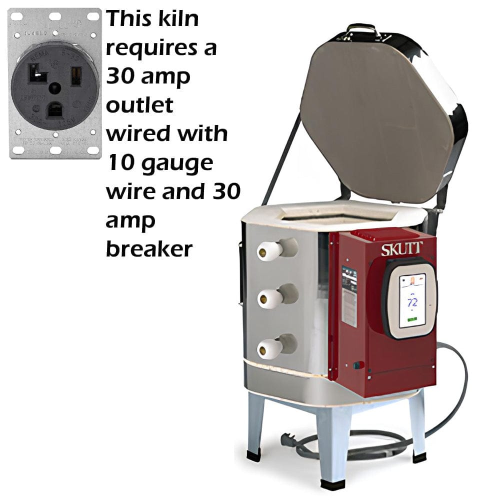 Skutt KMT614-3 Pottery Ceramic Kiln, 120 volt