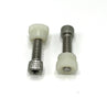 Pottery Wheel Bat Pins, pair