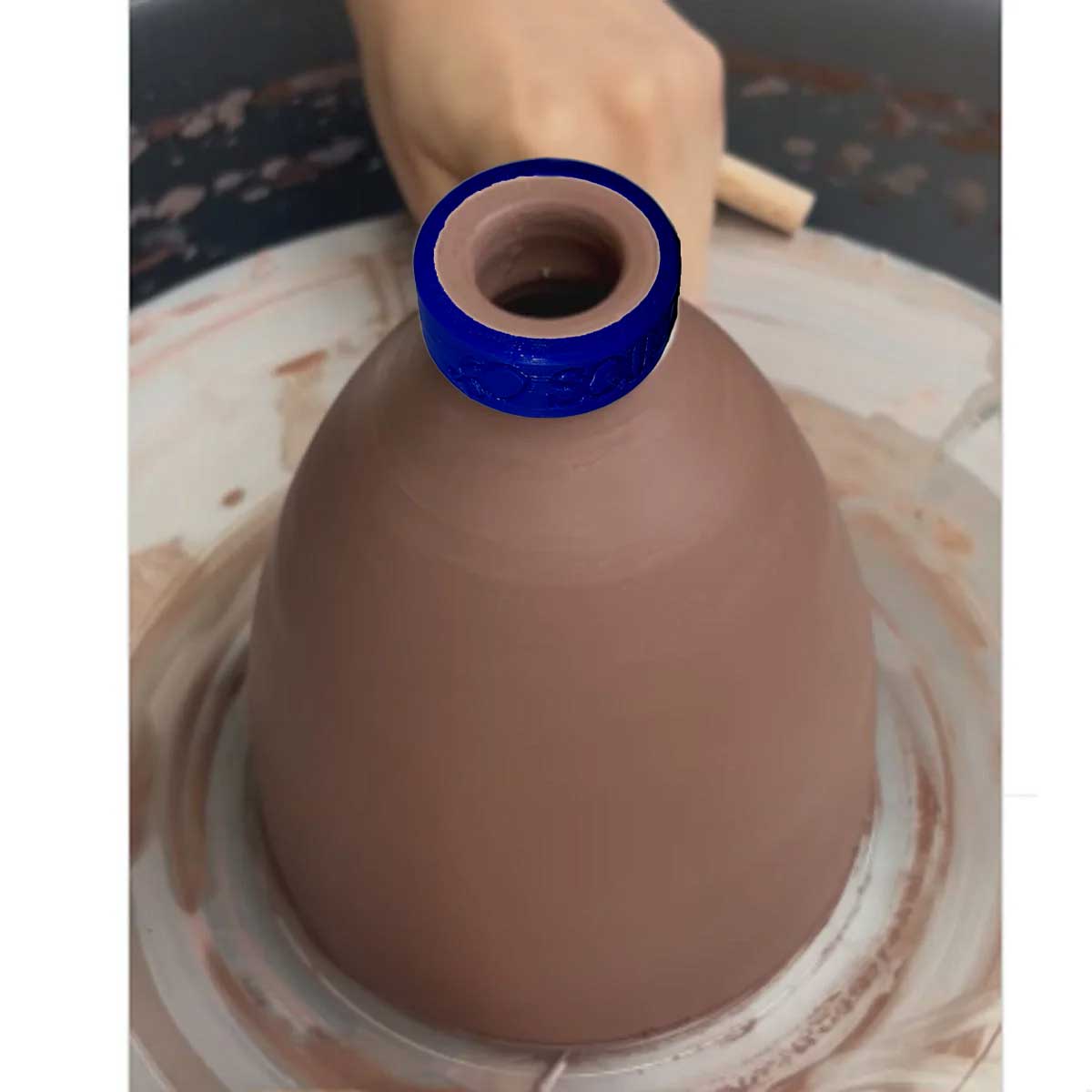 Pottery Soap Dispenser Threading Tool