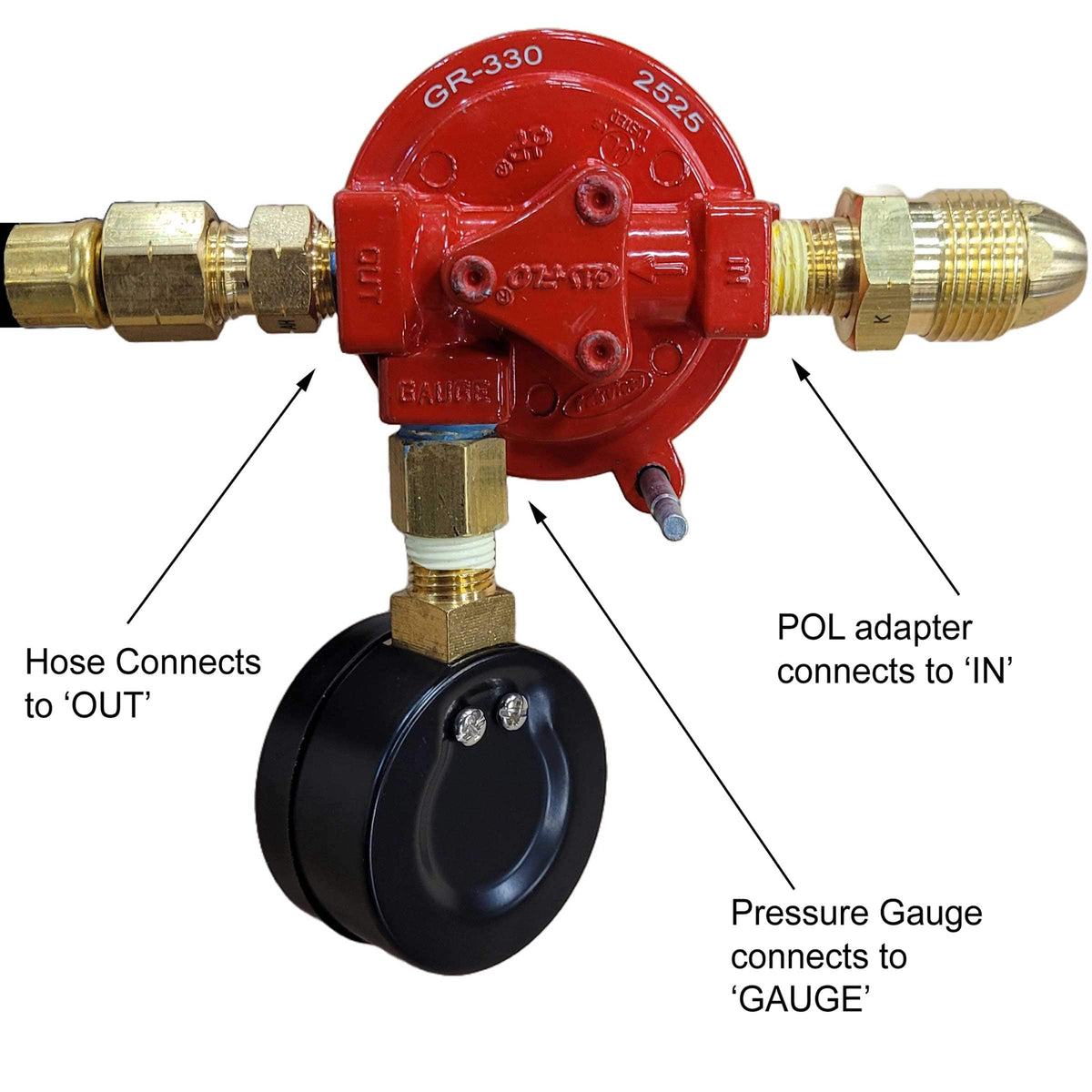 Raku Propane Tiger Torch Model 95-B with Regulator & Pressure Gauge