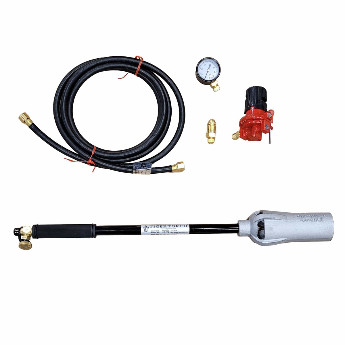 Raku Propane Tiger Torch Model 95-B with Regulator & Pressure Gauge